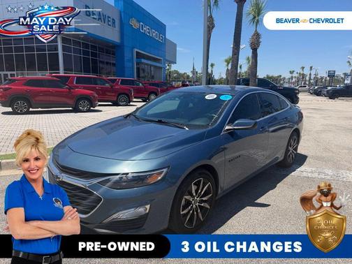 Lakeshore Blue 2025 Chevrolet Malibu FWD RS