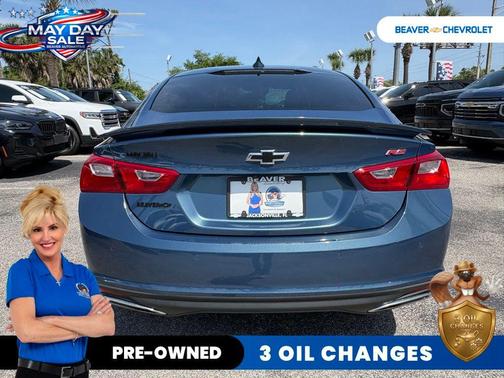 Lakeshore Blue 2025 Chevrolet Malibu FWD RS