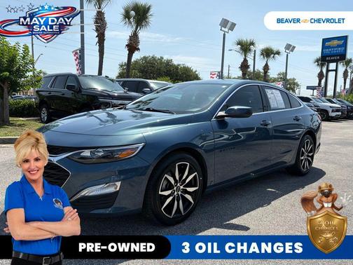 Lakeshore Blue 2025 Chevrolet Malibu FWD RS