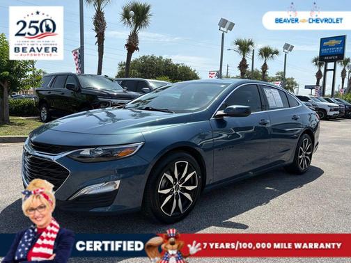 Lakeshore Blue 2025 Chevrolet Malibu FWD RS