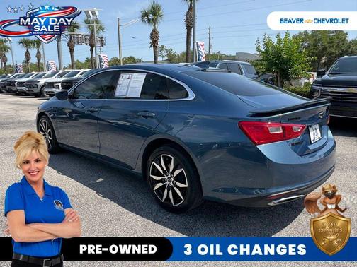 Lakeshore Blue 2025 Chevrolet Malibu FWD RS
