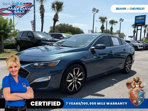 Lakeshore Blue 2025 Chevrolet Malibu FWD RS
