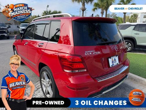 Red 2015 Mercedes-Benz GLK-Class GLK 250 BlueTEC 4MATIC