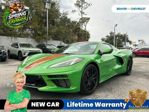 Roswell Green Metallic 2026 Chevrolet Corvette Stingray w/3LT
