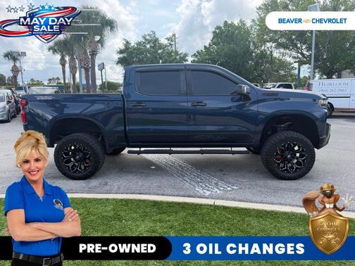 Blue Metallic 2021 Chevrolet Silverado 1500 LT Trail Boss