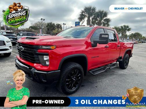 Red 2025 Chevrolet Silverado 2500 Custom