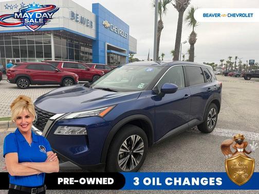 Caspian Blue Metallic 2023 Nissan Rogue SV