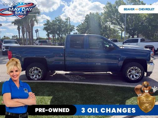 Deep Ocean Blue 2018 Chevrolet Silverado 1500 1LT