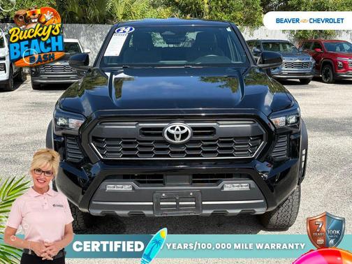 Black 2024 Toyota Tacoma TRD Off-Road