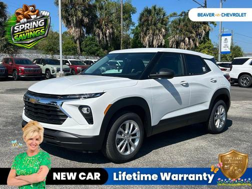 Summit White 2026 Chevrolet Trailblazer LS