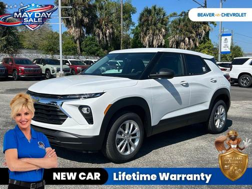 Summit White 2026 Chevrolet Trailblazer LS