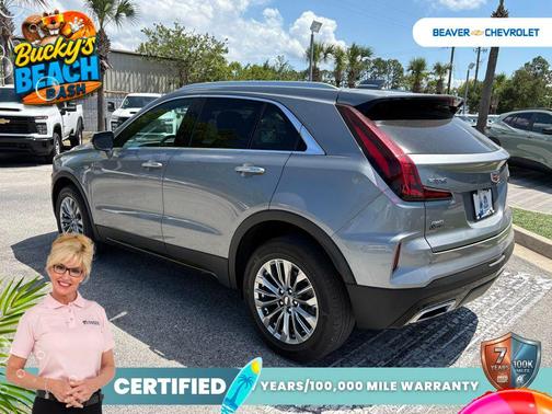 Silver Metallic 2024 Cadillac XT4 Premium Luxury