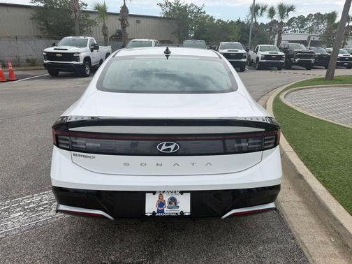 White 2024 Hyundai SONATA SEL