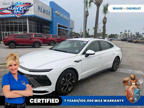 White 2024 Hyundai SONATA SEL