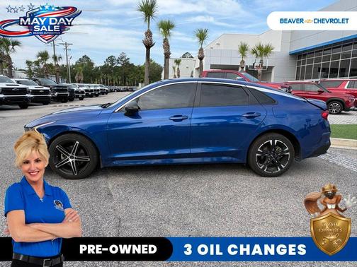 Sapphire Blue 2023 Kia K5 GT-Line