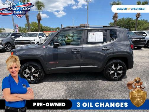 Graphite Gray 2022 Jeep Renegade Trailhawk