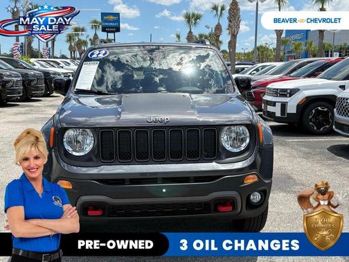 Graphite Gray 2022 Jeep Renegade Trailhawk