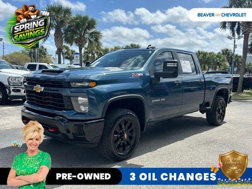Lakeshore Blue 2025 Chevrolet Silverado 2500 Custom