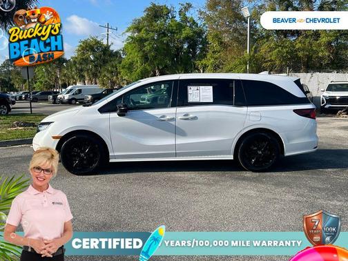 Platinum White Pearl 2024 Honda Odyssey Sport