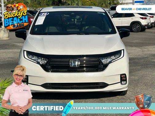 Platinum White Pearl 2024 Honda Odyssey Sport
