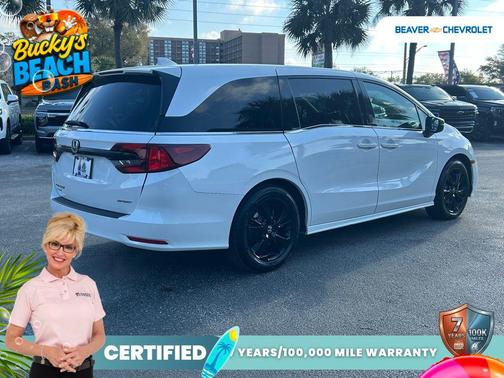 Platinum White Pearl 2024 Honda Odyssey Sport