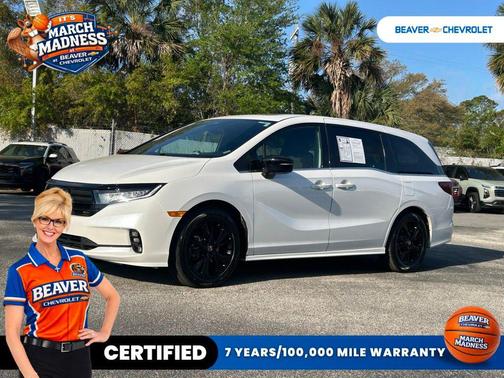 Platinum White Pearl 2024 Honda Odyssey Sport