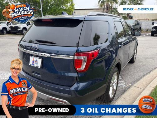 Blue 2017 Ford Explorer XLT