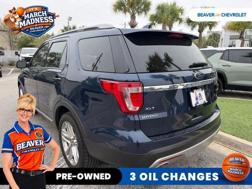 Blue 2017 Ford Explorer XLT