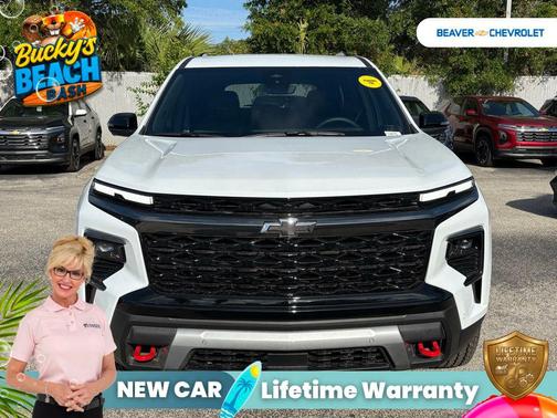 Polar White Tricoat 2026 Chevrolet Traverse AWD Z71