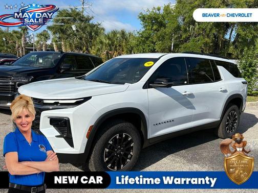 Polar White Tricoat 2026 Chevrolet Traverse AWD Z71