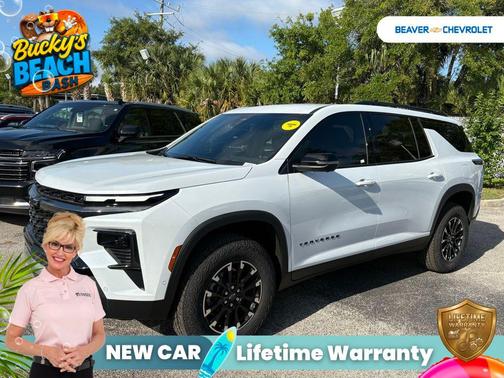Polar White Tricoat 2026 Chevrolet Traverse AWD Z71