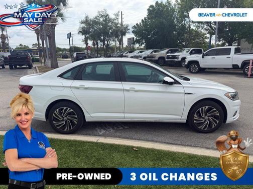 Pure White 2020 Volkswagen Jetta 1.4T SEL Premium