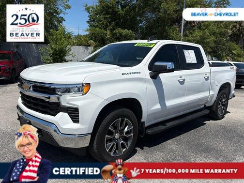 Summit White 2024 Chevrolet Silverado 1500 LT