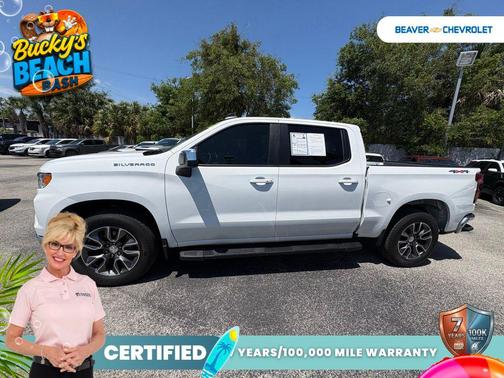 Summit White 2024 Chevrolet Silverado 1500 LT