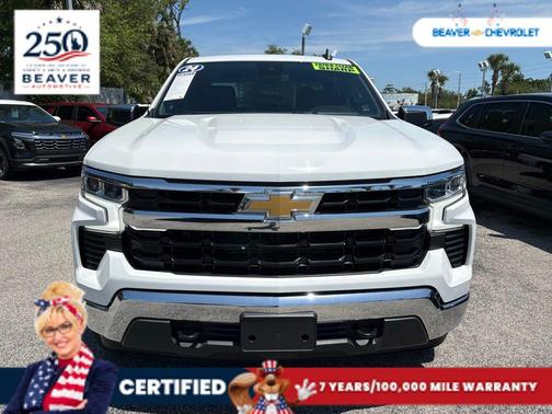 Summit White 2024 Chevrolet Silverado 1500 LT
