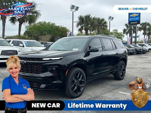 Mosaic Black Metallic 2026 Chevrolet Traverse RS