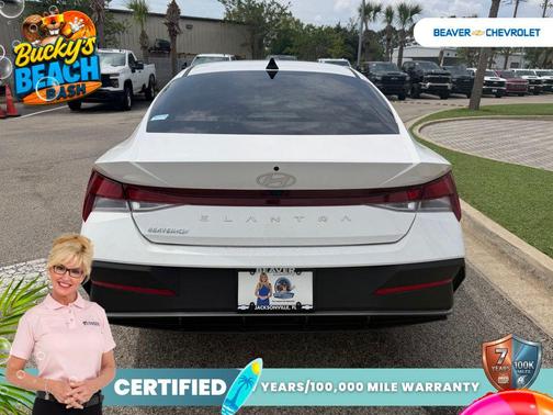 White 2024 Hyundai ELANTRA SEL