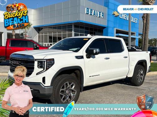 Summit White 2022 GMC Sierra 1500 SLT