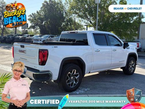 Summit White 2022 GMC Sierra 1500 SLT