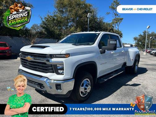 Summit White 2024 Chevrolet Silverado 3500 LT