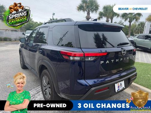 Deep Ocean Blue 2024 Nissan Pathfinder SV 4WD