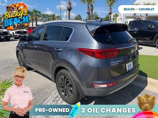 Pacific Blue 2019 Kia Sportage EX