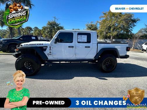 Bright White Clearcoat 2023 Jeep Gladiator Rubicon