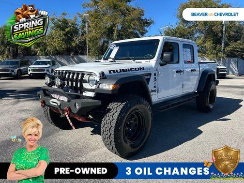 Bright White Clearcoat 2023 Jeep Gladiator Rubicon
