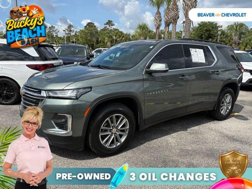 Silver Sage 2023 Chevrolet Traverse LT Leather