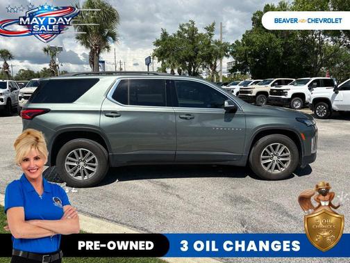 Silver Sage 2023 Chevrolet Traverse LT Leather