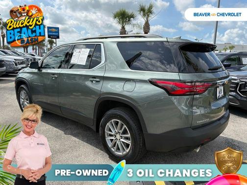 Silver Sage 2023 Chevrolet Traverse LT Leather
