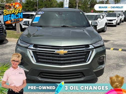 Silver Sage 2023 Chevrolet Traverse LT Leather