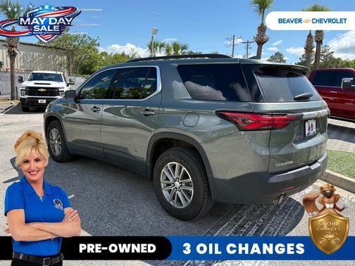 Silver Sage 2023 Chevrolet Traverse LT Leather