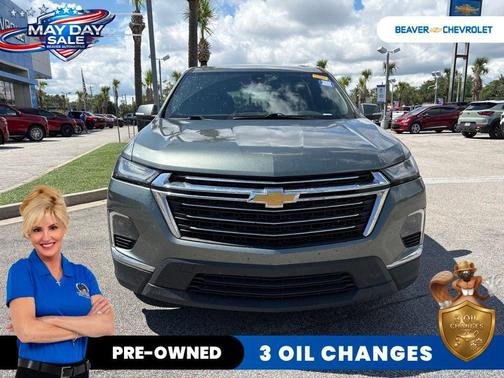 Silver Sage 2023 Chevrolet Traverse LT Leather